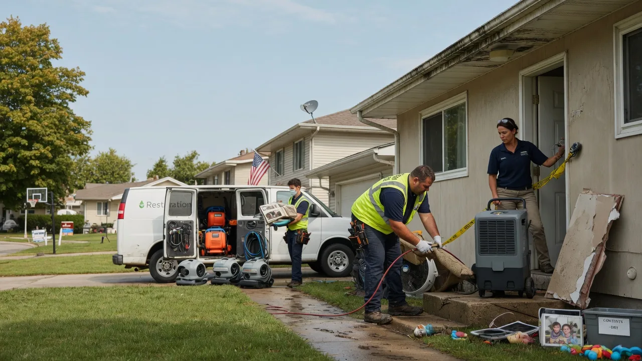 Water Damage Restoration in Hamburg, PA near me